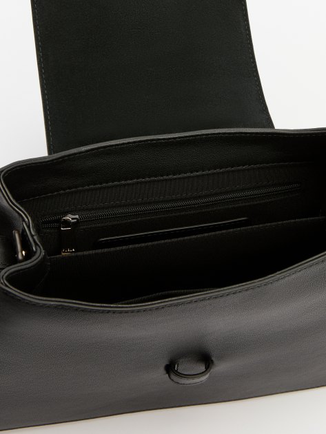 Женская сумка на плечо FURLA, Артикул FURLA NUVOLA S SHOULDER BAG, черный | 4259724. Ракурс 6 Женская сумка на плечо FURLA, Артикул FURLA NUVOLA S SHOULDER BAG, черный | 4259724. Ракурс 6