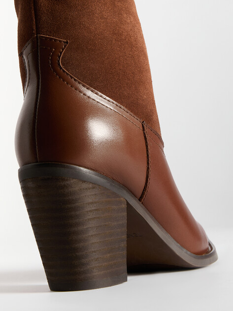 Высокие казаки TENDANCE, Артикул CLF797K-07, коричневый | 4260350. Ракурс 6