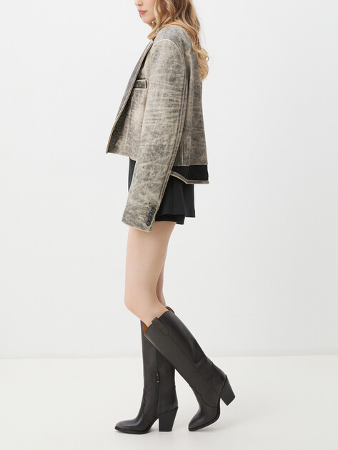 Высокие казаки TENDANCE, Артикул CLF801K-06, темно-серый | 4261440. Ракурс 7