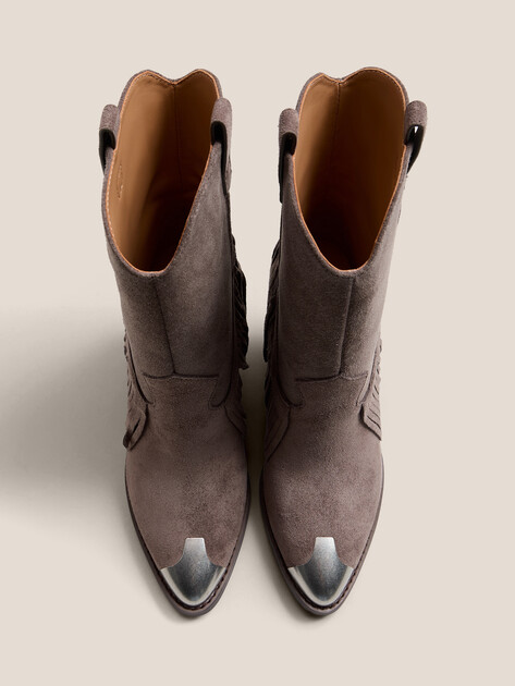 Казаки TENDANCE, Артикул CLF801K-08, серо-коричневый | 4261890. Ракурс 4