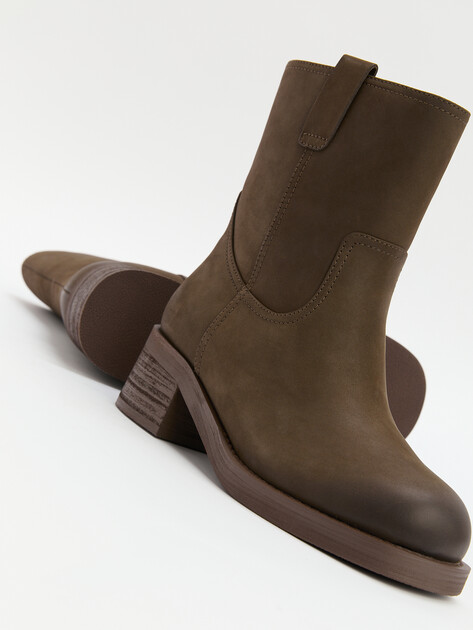Ботильоны TENDANCE, Артикул CLF818K-970, зелено-коричневый | 4262372. Ракурс 6 Ботильоны TENDANCE, Артикул CLF818K-970, зелено-коричневый | 4262372. Ракурс 6