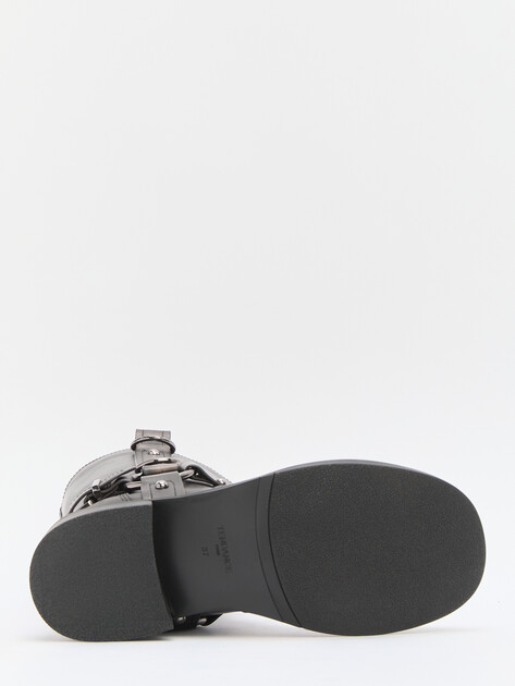 Женские полусапоги TENDANCE, Артикул CLF807K-05, коричнево-серый | 4262682. Ракурс 4