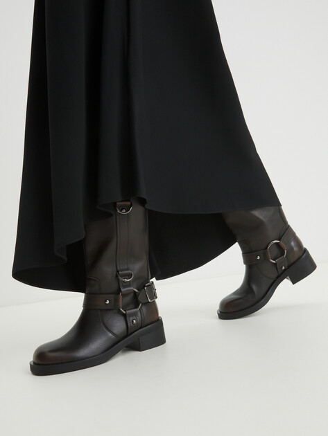 Женские полусапоги TENDANCE, Артикул CLF807K-05, темно-коричневый | 4262714. Ракурс 2