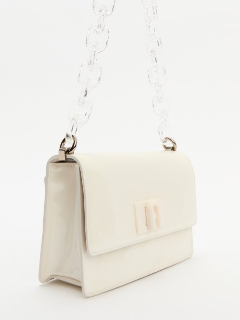 Женская сумка на плечо FURLA, Артикул FURLA 1927 MINI SHOULDER BAG 20, белый | 4262851. Ракурс 3