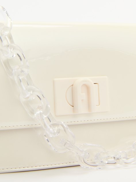 Женская сумка на плечо FURLA, Артикул FURLA 1927 MINI SHOULDER BAG 20, белый | 4262851. Ракурс 4