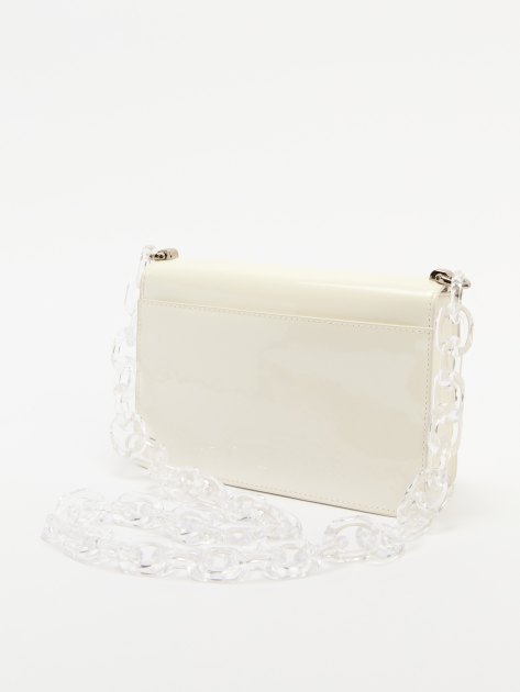 Женская сумка на плечо FURLA, Артикул FURLA 1927 MINI SHOULDER BAG 20, белый | 4262851. Ракурс 5