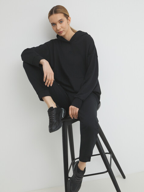 Женское худи KAPPA, Артикул 133865, черный | 4263168. Ракурс 5