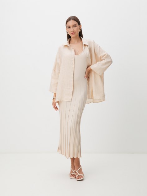 Женская рубашка MAISON DAVID, Артикул BLN922, молочно-бежевый | 4263354. Ракурс 2