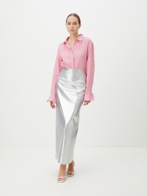 Женская рубашка MAISON DAVID, Артикул BLN923, розовый | 4263487. Ракурс 2 Женская рубашка MAISON DAVID, Артикул BLN923, розовый | 4263487. Ракурс 2