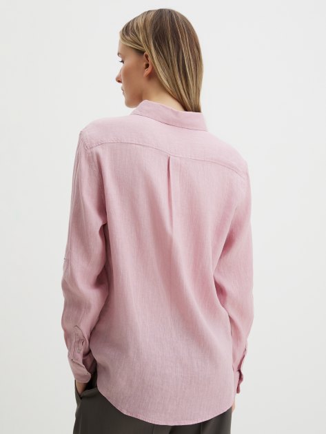 Женская рубашка MAISON DAVID, Артикул BLN923, бежево-розовый | 4263511. Ракурс 4