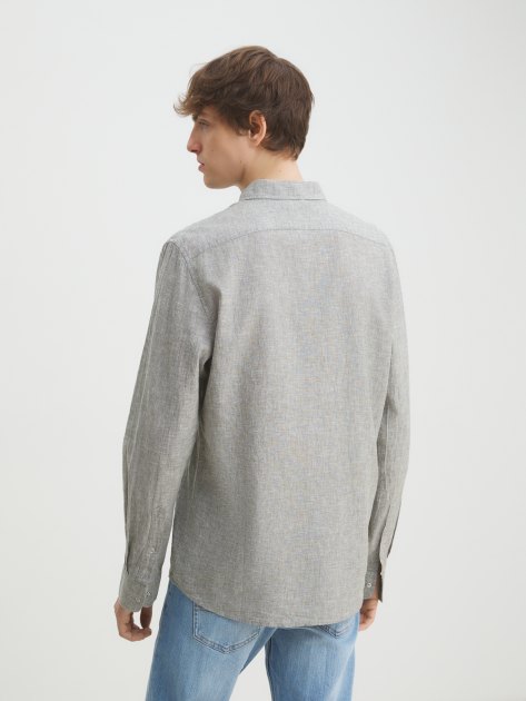 Мужская рубашка MAISON DAVID, Артикул BLN926-1, светло-серый | 4263795. Ракурс 4