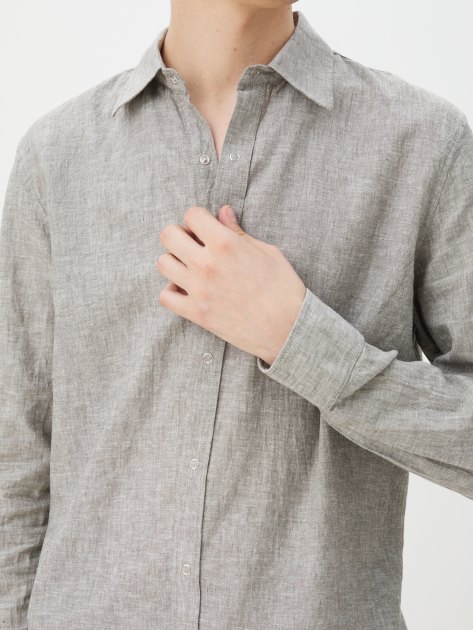 Мужская рубашка MAISON DAVID, Артикул BLN926-1, серый | 4263802. Ракурс 3