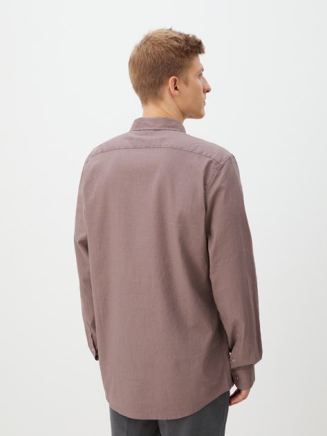Мужская рубашка MAISON DAVID, Артикул BLN926-1, серовато-коричневый | 4263830. Ракурс 4
