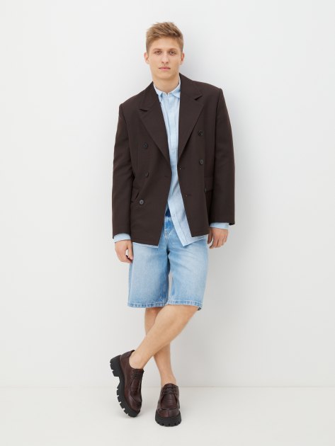 Мужская рубашка MAISON DAVID, Артикул BLN926-1A, светло-голубой | 4263894. Ракурс 2