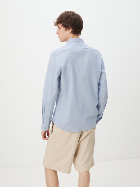 Мужская рубашка MAISON DAVID, Артикул BLN926-1A, серовато-голубой | 4263985. Ракурс 4