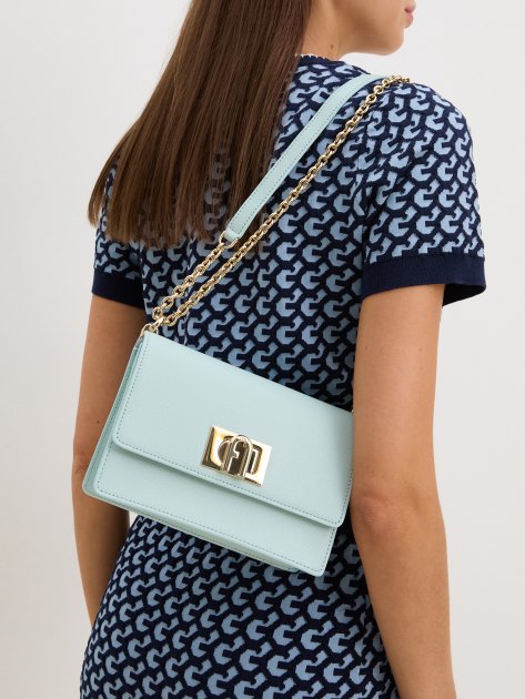 Кросс-боди FURLA, Артикул FURLA 1927 MINI CROSSBODY 20, светло-бирюзовый | 4264020. Ракурс 2 Кросс-боди FURLA, Артикул FURLA 1927 MINI CROSSBODY 20, светло-бирюзовый | 4264020. Ракурс 2