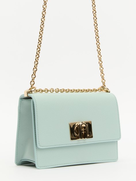 Кросс-боди FURLA, Артикул FURLA 1927 MINI CROSSBODY 20, светло-бирюзовый | 4264020. Ракурс 3 Кросс-боди FURLA, Артикул FURLA 1927 MINI CROSSBODY 20, светло-бирюзовый | 4264020. Ракурс 3