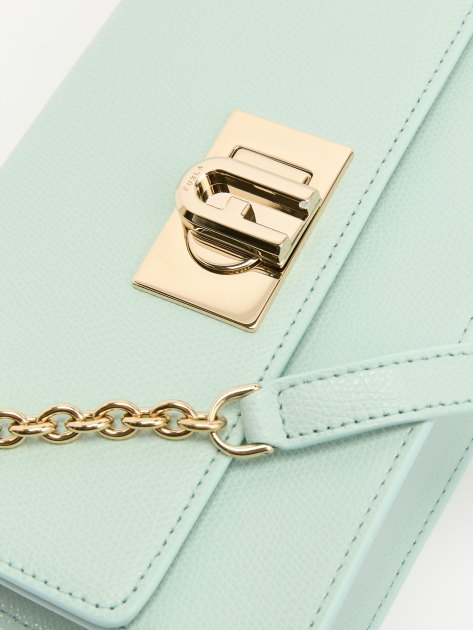 Кросс-боди FURLA, Артикул FURLA 1927 MINI CROSSBODY 20, светло-бирюзовый | 4264020. Ракурс 4 Кросс-боди FURLA, Артикул FURLA 1927 MINI CROSSBODY 20, светло-бирюзовый | 4264020. Ракурс 4
