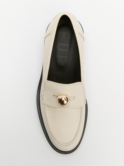 Женские лоферы FURLA FURLA SFERA, Артикул YI44SFE, молочно-бежевый | 4265561. Ракурс 5 Женские лоферы FURLA FURLA SFERA, Артикул YI44SFE, молочно-бежевый | 4265561. Ракурс 5