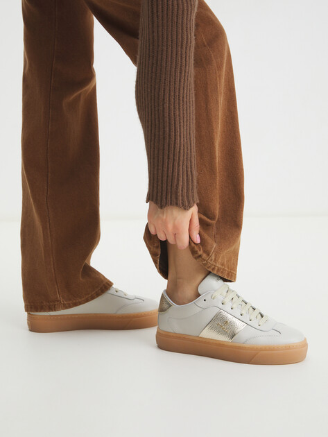 Женские кеды FURLA FURLA ENJOY, Артикул YI79ENJ, бледно-серый | 4265654. Ракурс 2