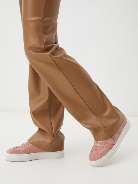 Женские кеды FURLA FURLA ENJOY, Артикул YI79ENJ, серовато-розовый | 4265670. Ракурс 2