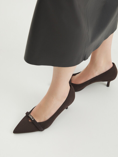 Женские туфли FURLA FURLA CORE, Артикул YG58FCD, темно-коричневый | 4265678. Ракурс 2