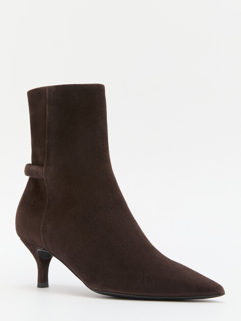 Ботильоны FURLA FURLA CORE, Артикул YG60FCD, темно-коричневый | 4265895. Ракурс 3 Ботильоны FURLA FURLA CORE, Артикул YG60FCD, темно-коричневый | 4265895. Ракурс 3