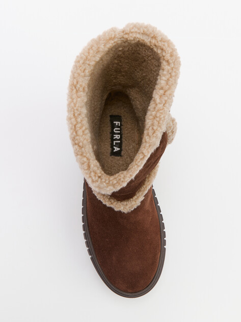 Женские угги FURLA FURLA SNOW SKI BOOT, Артикул YI95SNW, темно-коричневый | 4266897. Ракурс 5