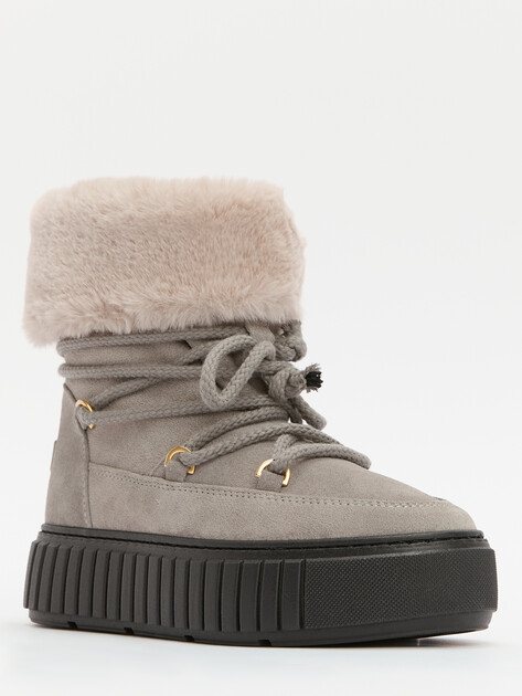 Женские ботинки FURLA FURLA SNOW SKI BOOT, Артикул YI94SNW, бежево-серый | 4266930. Ракурс 3