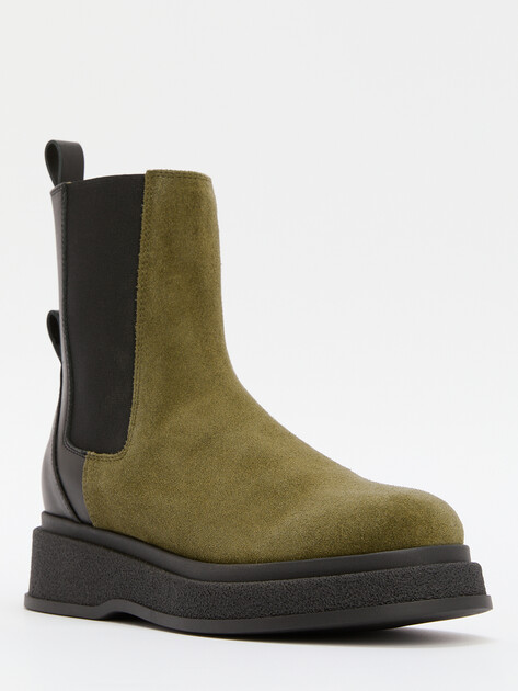 Женские челси FURLA FURLA WARM CHELSEA BOOT, Артикул YI85WRM, темно-зеленый | 4267004. Ракурс 3