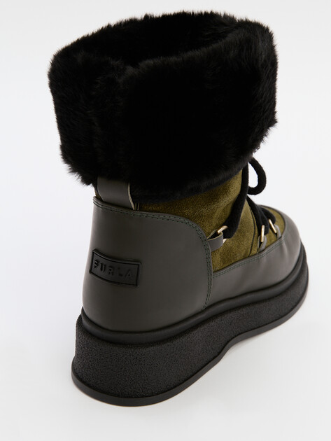 Женские ботинки FURLA FURLA WARM SKI BOOT, Артикул YI86WRM, темно-зеленый | 4267045. Ракурс 6