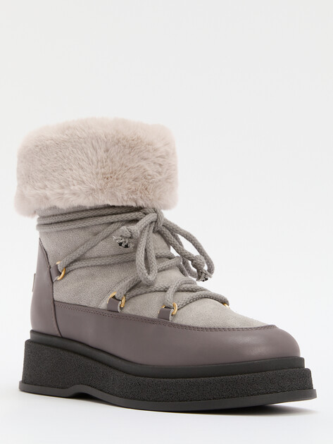 Женские ботинки FURLA FURLA WARM SKI BOOT, Артикул YI86WRM, бежево-серый | 4267053. Ракурс 3