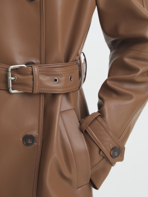 Женский плащ MAISON DAVID MARLENE, Артикул MARLENE, коричневый | 4267212. Ракурс 3