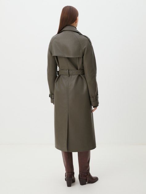 Женский плащ MAISON DAVID MARLENE, Артикул MARLENE, темный хаки | 4267224. Ракурс 4