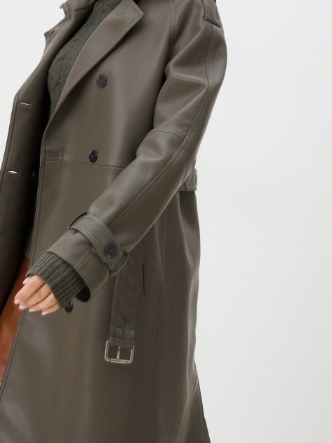 Женский плащ MAISON DAVID MARLENE, Артикул MARLENE, темный хаки | 4267224. Ракурс 5