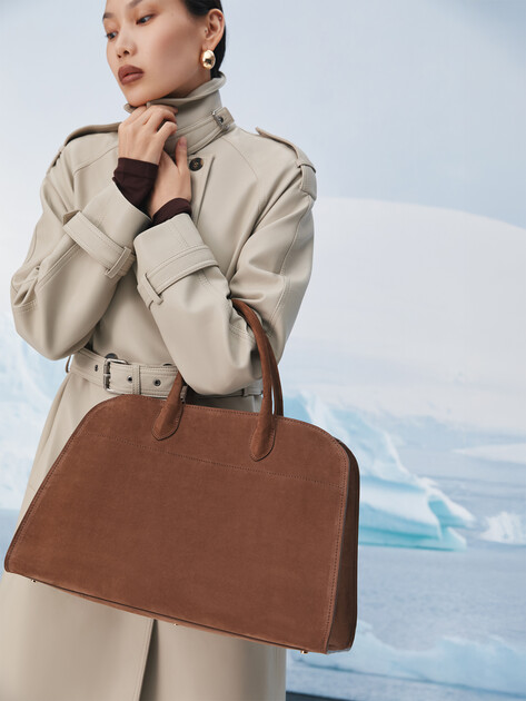 Женский плащ MAISON DAVID MARLENE, Артикул MARLENE, серо-бежевый | 4267244. Ракурс 5