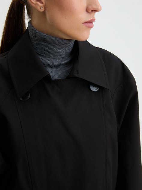Женский плащ MAISON DAVID SOLI, Артикул SOLI, черный | 4268004. Ракурс 3 Женский плащ MAISON DAVID SOLI, Артикул SOLI, черный | 4268004. Ракурс 3
