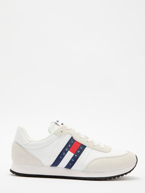 Мужские кроссовки TOMMY JEANS CASUAL LOGO RUNNER TRAINERS, Артикул EM0EM01351, белый | 4268171. Ракурс 3 Мужские кроссовки TOMMY JEANS CASUAL LOGO RUNNER TRAINERS, Артикул EM0EM01351, белый | 4268171. Ракурс 3