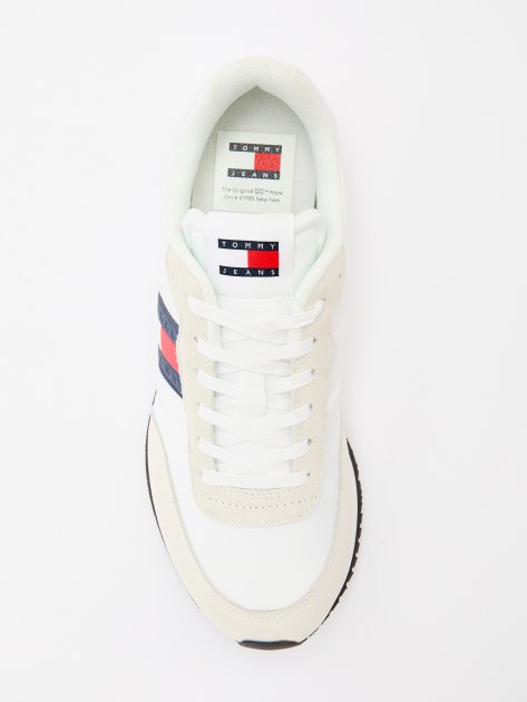 Мужские кроссовки TOMMY JEANS CASUAL LOGO RUNNER TRAINERS, Артикул EM0EM01351, белый | 4268171. Ракурс 5 Мужские кроссовки TOMMY JEANS CASUAL LOGO RUNNER TRAINERS, Артикул EM0EM01351, белый | 4268171. Ракурс 5