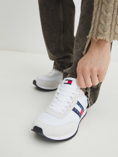 Мужские кроссовки TOMMY JEANS CASUAL LOGO RUNNER TRAINERS, Артикул EM0EM01351, белый | 4268171. Ракурс 7 Мужские кроссовки TOMMY JEANS CASUAL LOGO RUNNER TRAINERS, Артикул EM0EM01351, белый | 4268171. Ракурс 7
