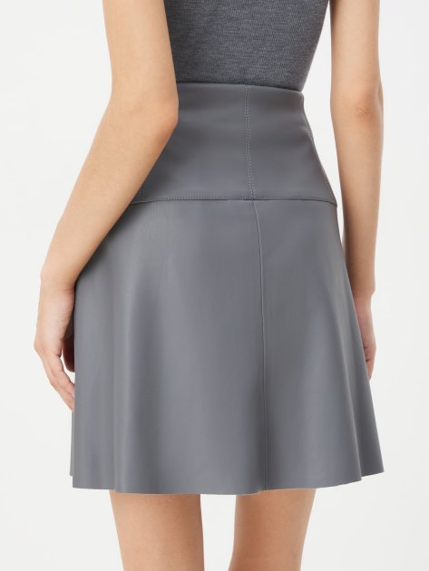Юбка мини MAISON DAVID ISABELLE_P, Артикул ISABELLE_P, серый | 4268227. Ракурс 4