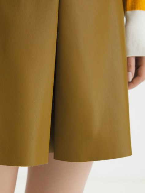 Юбка мини MAISON DAVID ISABELLE_P, Артикул ISABELLE_P, хаки | 4268276. Ракурс 3
