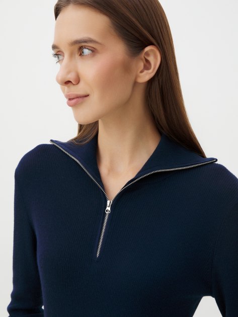 Женский джемпер MAISON DAVID, Артикул 60300M, темно-синий | 4268800. Ракурс 3 Женский джемпер MAISON DAVID, Артикул 60300M, темно-синий | 4268800. Ракурс 3