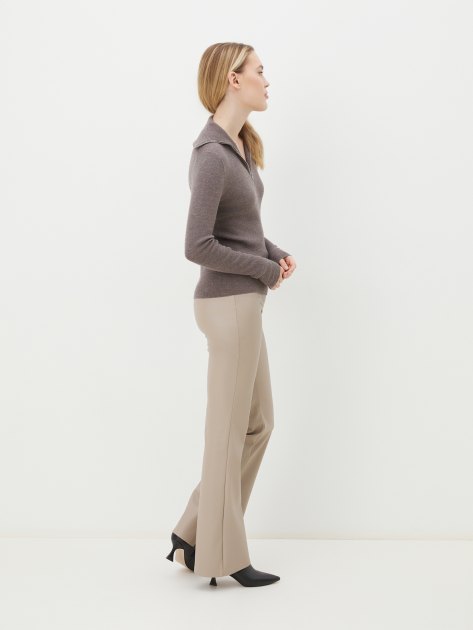 Женский джемпер MAISON DAVID, Артикул 60300M, серо-коричневый | 4268807. Ракурс 5