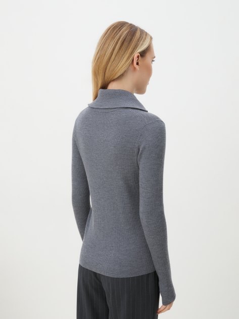 Женский джемпер MAISON DAVID, Артикул 60300M, серый | 4268835. Ракурс 4