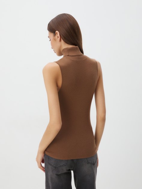 Топ MAISON DAVID, Артикул 60193M, коричневый | 4268850. Ракурс 4