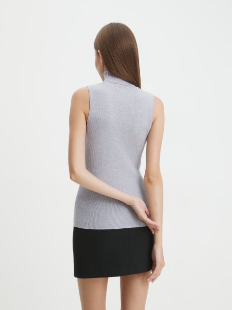 Топ MAISON DAVID, Артикул 60193M, фиолетово-серый | 4268885. Ракурс 4