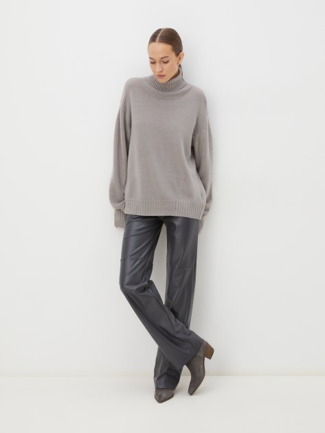 Женский свитер MAISON DAVID, Артикул Jacket-1, бежевато-серый | 4269042. Ракурс 2