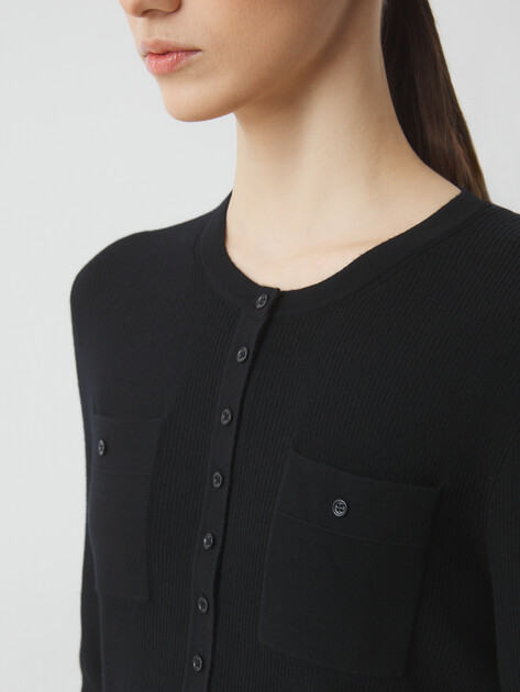Женский джемпер MAISON DAVID, Артикул BN720-2, черный | 4269094. Ракурс 3