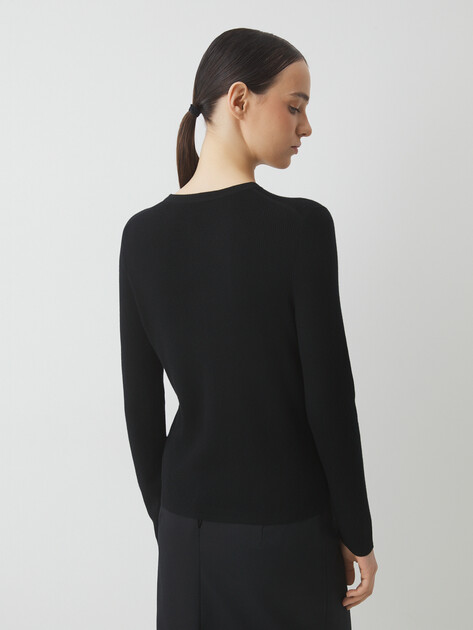 Женский джемпер MAISON DAVID, Артикул BN720-2, черный | 4269094. Ракурс 4